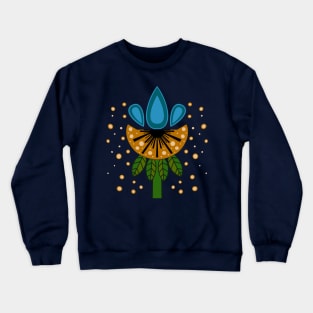 Water Drops on Dandelion Crewneck Sweatshirt